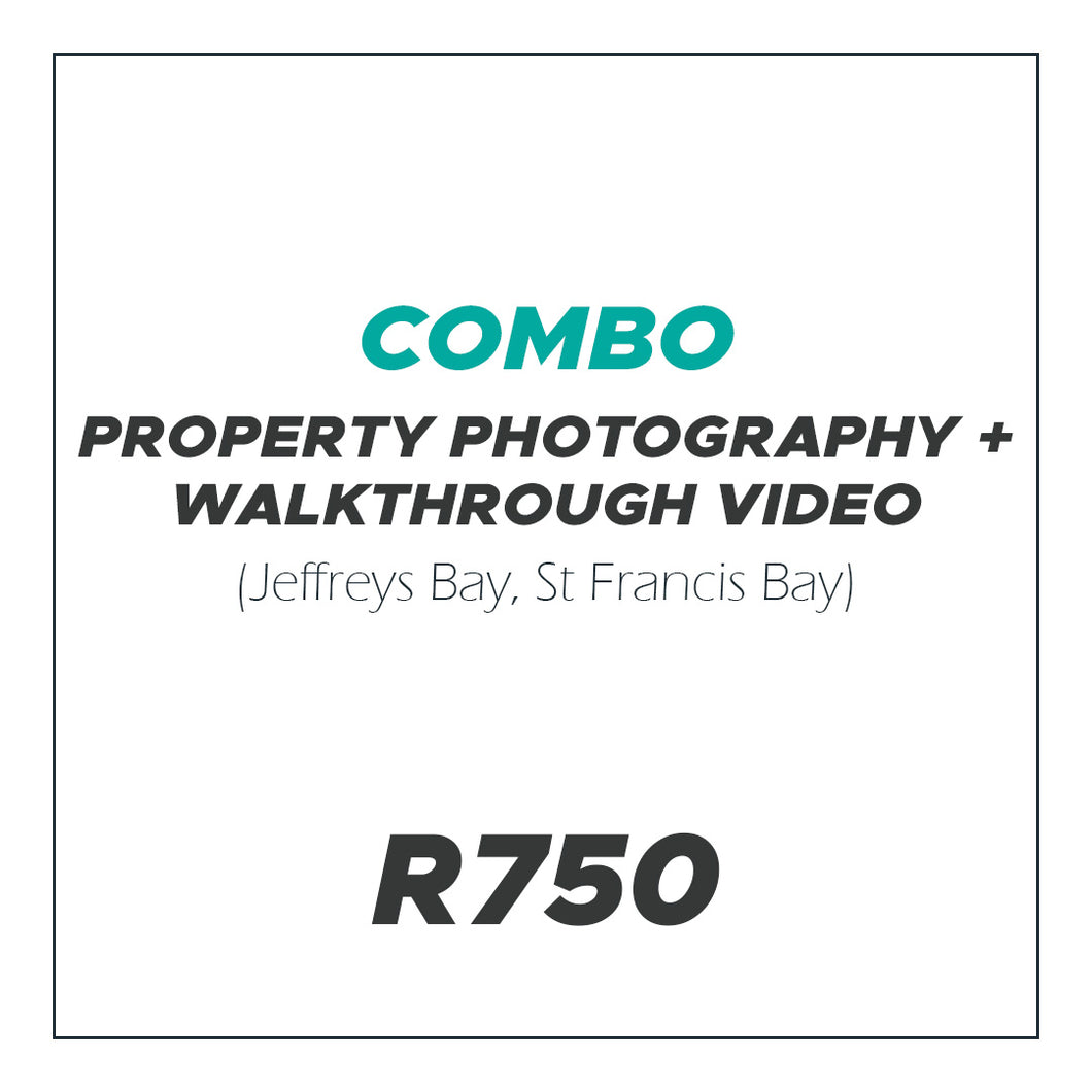 COMBO: BASIC WALKTHROUGH VIDEO + PHOTOGRAPHY